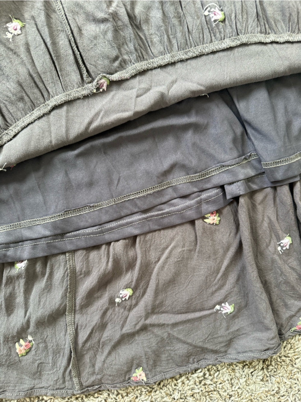 Embroidered Floral Maxi Dress - Picture 7 of 15